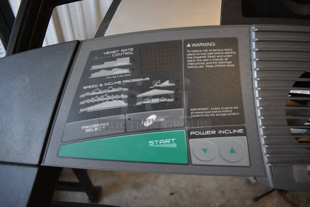 Proform Model 831.29306.2 Metal Commercial Folding Treadmill. 36x72x55.5. Tested and Working! - Image 5 of 11