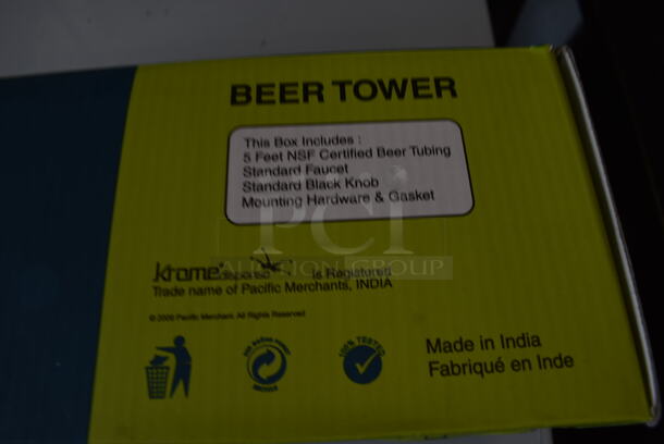 BRAND NEW! 2019 Fagor Model FDD 24 48 Stainless Steel Commercial Direct Draw Kegerator w/ Beer Tower. 115 Volts, 1 Phase. 50x25x36. Tested and Working! - Image 10 of 11