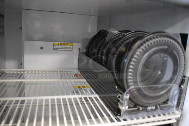 BRAND NEW! Beverage Air UR30GE Metal Commercial Single Door Countertop Cooler Merchandiser w/ Poly Coated Racks. 115 Volts, 1 Phase. 20.5x24.5x35. Tested and Working! - Image 4 of 8