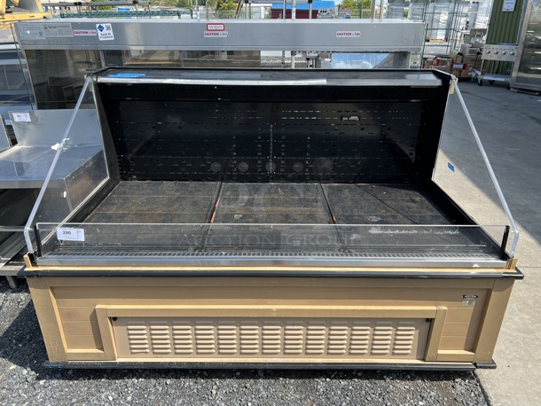 Killion Metal Commercial Floor Style Open Merchandiser. 77x45x48