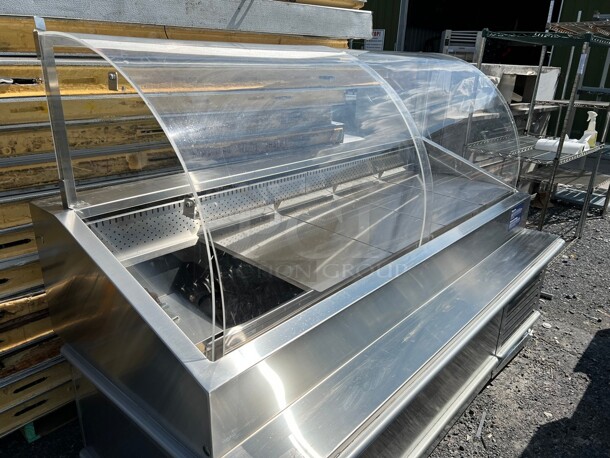 Traulsen TD078HT-ZSC01 Stainless Steel Commercial Floor Style Fish Display Case Merchandiser. 115 Volts, 1 Phase. 80x38x58 - Image 6 of 8