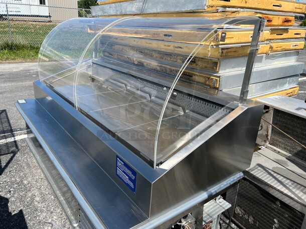 Traulsen TD078HT-ZSC01 Stainless Steel Commercial Floor Style Fish Display Case Merchandiser. 115 Volts, 1 Phase. 80x38x58 - Image 7 of 8