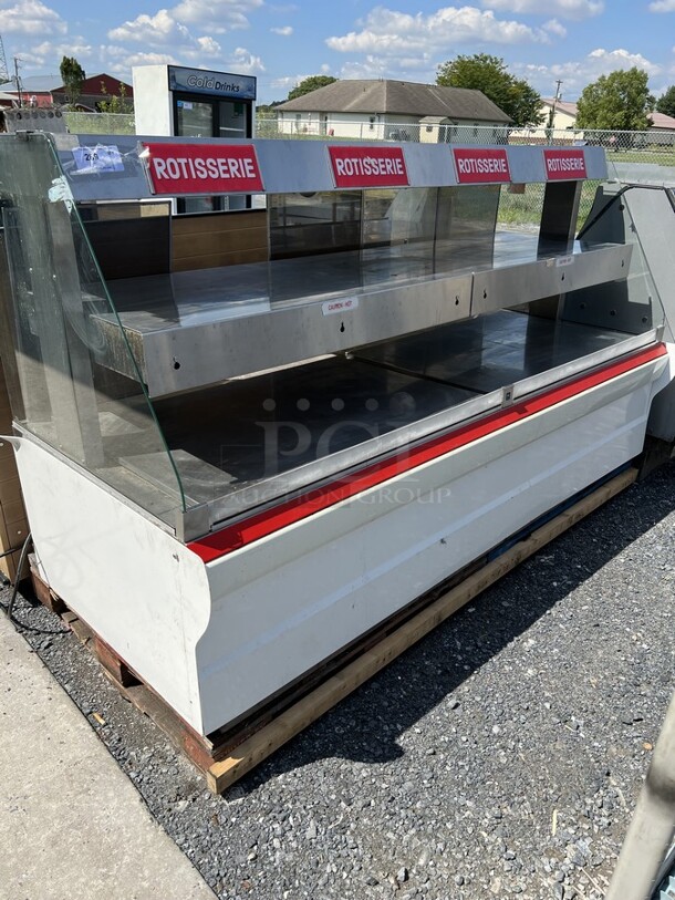 Hardt Zone Stainless Steel Commercial Warming 2 Tier Display Merchandiser. 120/208 Volts, 1 Phase. 96x40x60 - Image 2 of 11