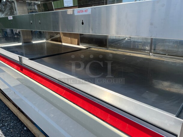 Hardt Zone Stainless Steel Commercial Warming 2 Tier Display Merchandiser. 120/208 Volts, 1 Phase. 96x40x60 - Image 5 of 11