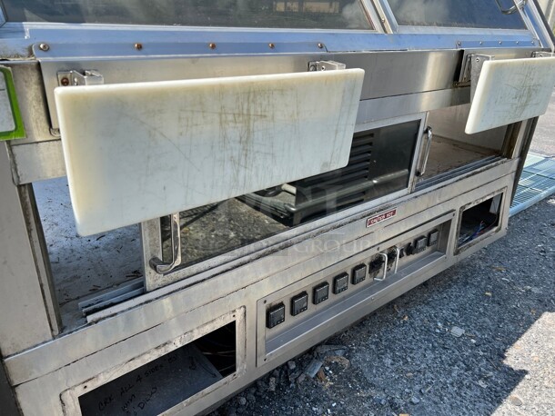 Stainless Steel Commercial Floor Style Display Case Warming Merchandiser. 73x43x53 - Image 5 of 7