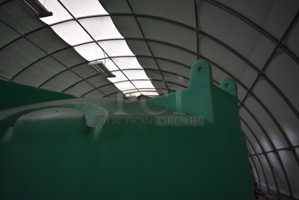 Sii ASM TK 2500VDT Green Poly Beet Juice Deicer Liquid Vertical Industrial Chemical Storage Tank w/ Snyder's Stress Reliever Dispenser. BUYER MUST REMOVE. 84x84x102 - Image 10 of 11
