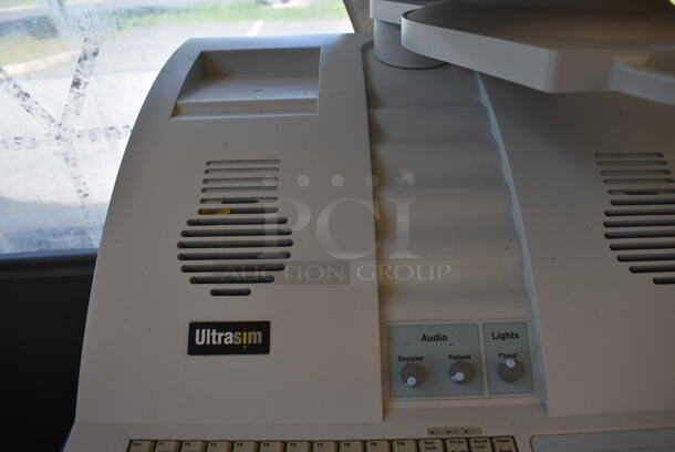 UltraSim UST 120 Floor Style Commercial Ultrasound Simulator w/ Samsung 793DF S Monitor and Printer. Goes GREAT w/ Lots 99 and 122! 25x30x60 - Image 5 of 12