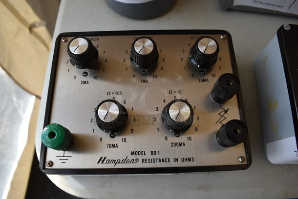 Hampden RD 1 Metal Resistance in Ohms Gauge. 7x5.5x3 - Image 1 of 4