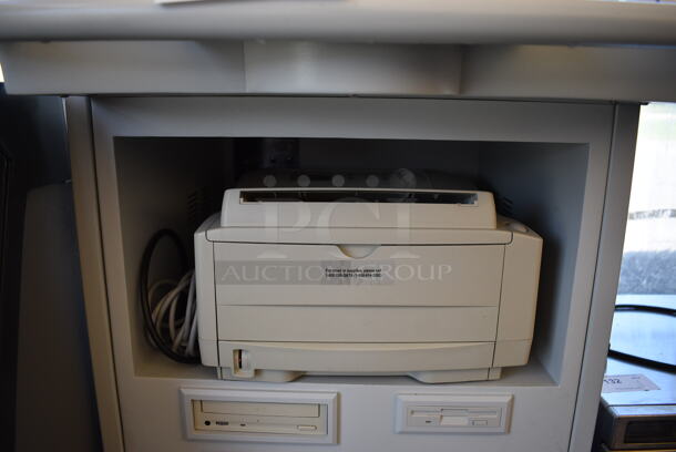 UltraSim UST 120 Floor Style Commercial Ultrasound Simulator w/ Samsung 793DF S Monitor and Printer. Goes GREAT w/ Lots 99 and 122! 25x30x60 - Image 8 of 12