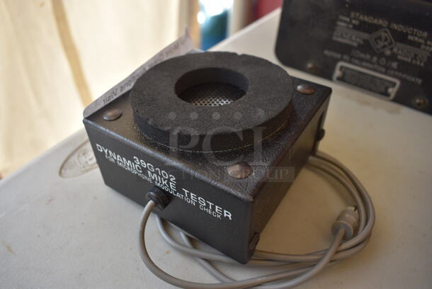39G102 Metal Dynamic Mike Tester for Microphone Modulation Check. 3.5x3.5x2 - Image 2 of 4