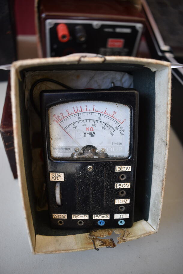 Weltron 51-750 Metal Ohm Gauge. 2x1x3.5 - Image 1 of 5