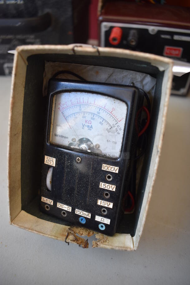 Weltron 51-750 Metal Ohm Gauge. 2x1x3.5 - Image 2 of 5