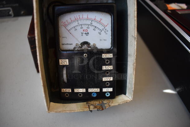 Weltron 51-750 Metal Ohm Gauge. 2x1x3.5 - Image 5 of 5
