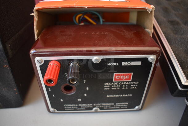 CDE CDC Metal Decade Capacitor. 5x3.5x3 - Image 1 of 5