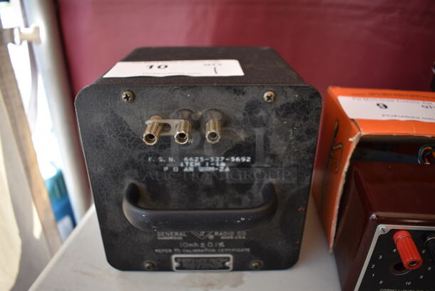 General Radio 1482-H Metal Standard Inductor. 6.5x7.5x6.5 - Image 1 of 5