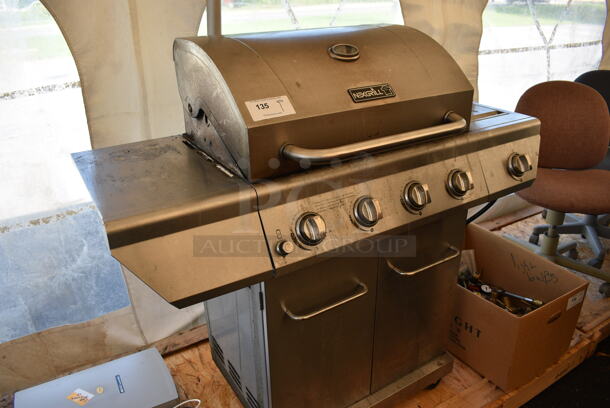 Nexgrill 720-0830H Metal Propane Gas Powered Outdoor Grill on Casters. 51x24x48 - Image 2 of 12