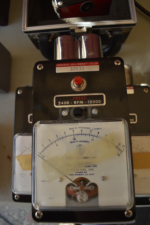 4 Abbeon Cal RPM Gauge and 1 Hard Case. 4x8x2.5. 4 Times Your Bid! - Image 2 of 7