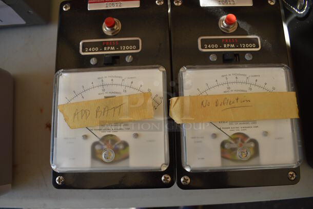 4 Abbeon Cal RPM Gauge and 1 Hard Case. 4x8x2.5. 4 Times Your Bid! - Image 4 of 7
