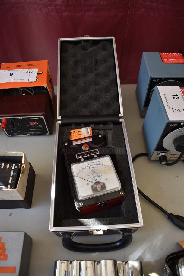 4 Abbeon Cal RPM Gauge and 1 Hard Case. 4x8x2.5. 4 Times Your Bid! - Image 6 of 7