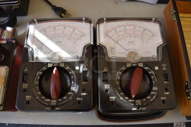 2 Triplet 630-PLK Metal Multimeter. 5.5x3.5x7.5. 2 Times Your Bid!