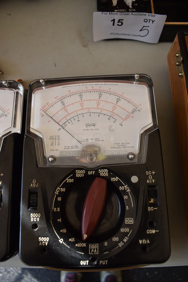 2 Triplet 630-PLK Metal Multimeter. 5.5x3.5x7.5. 2 Times Your Bid! - Image 3 of 8