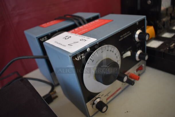 2 Viz WA-504B/44D Metal Sine Square Wave Audio Generator. 8x5x6. 2 Times Your Bid! - Image 3 of 6