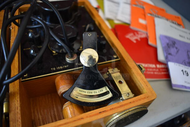 Gauss TS 15B/AP Metal Flux Meter in Wooden Case. 10.5x6.5x5 - Image 7 of 7