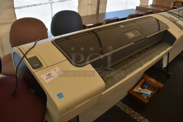 HP Designjet T1100 Floor Style Large Format Printer w/ Box. 69x23x41 - Image 3 of 11