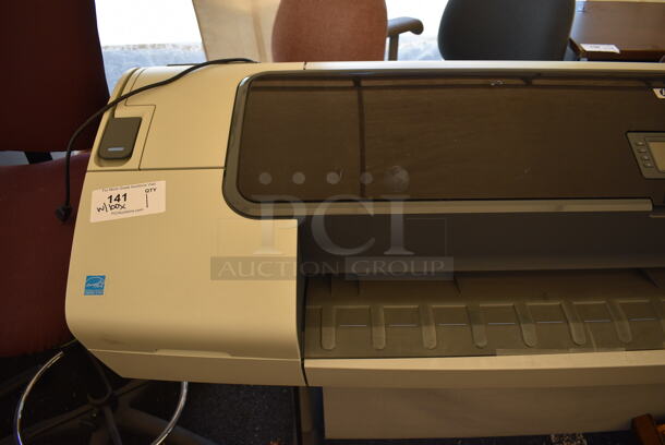 HP Designjet T1100 Floor Style Large Format Printer w/ Box. 69x23x41 - Image 4 of 11