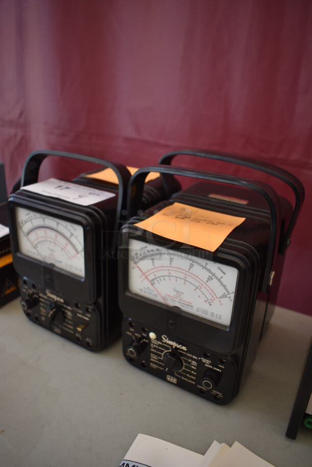 4 Simpson Ohm Gauges Including Models 260 and 270. 5.5x3x7. 4 Times Your Bid! - Image 4 of 11