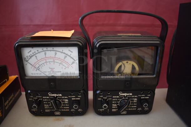4 Simpson Ohm Gauges Including Models 260 and 270. 5.5x3x7. 4 Times Your Bid! - Image 7 of 11
