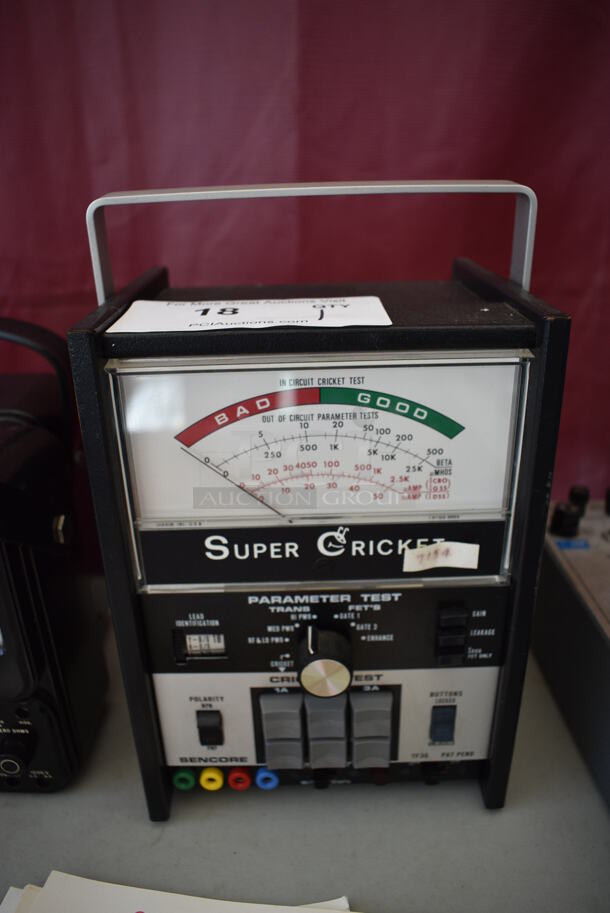 Super Cricket Metal Parameter Test. 7x6.5x9.5 - Image 1 of 6