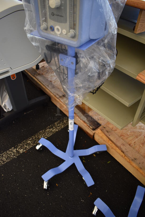 CareFusion XDCR Infant Flow SiPAP nCPAP Machine on Casters. 22x22x65 - Image 5 of 8