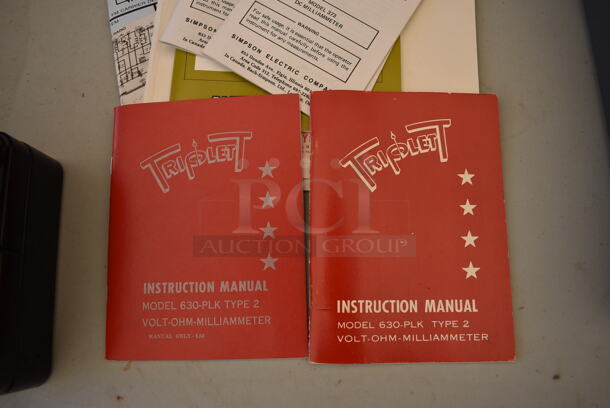 ALL ONE MONEY! Lot of Booklets Including Simpson Operator Manuals - Image 6 of 9