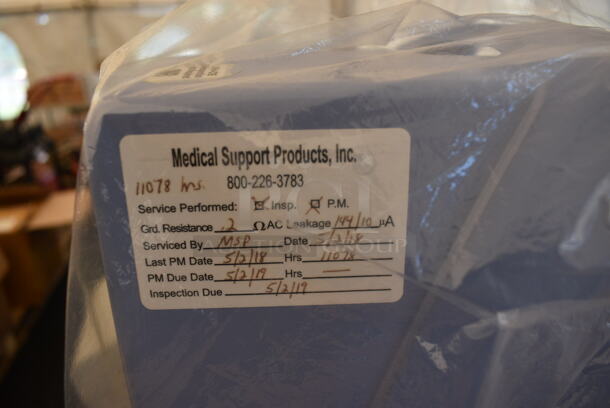CareFusion XDCR Infant Flow SiPAP nCPAP Machine on Casters. 22x22x65 - Image 7 of 8