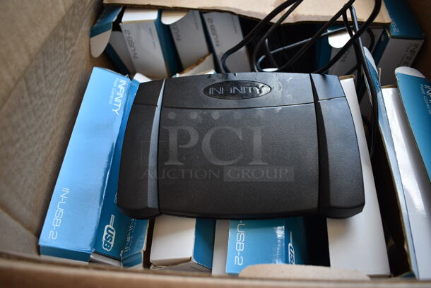 13 Infinity IN-USB-2 Foot Control Pedals. 8x5x1.5. 13 Times Your Bid! - Image 1 of 7