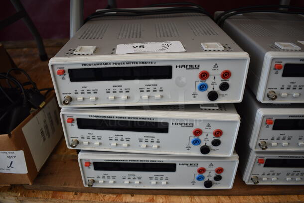 3 Hameg Instruments HM8115-2 Programmable Power Meters. 11x15x3.5. 3 Times Your Bid!