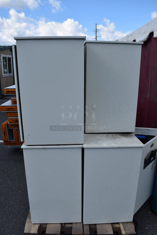 7 Rubbermaid Cintas Shred-it Paper Shredding Collection Cabinets. 21x19x31. 7 Times Your Bid! - Image 3 of 5