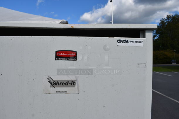 7 Rubbermaid Cintas Shred-it Paper Shredding Collection Cabinets. 21x19x31. 7 Times Your Bid! - Image 5 of 5