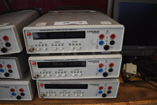 3 Hameg Instruments HM8115-2 Programmable Power Meters. 11x15x3.5. 3 Times Your Bid!