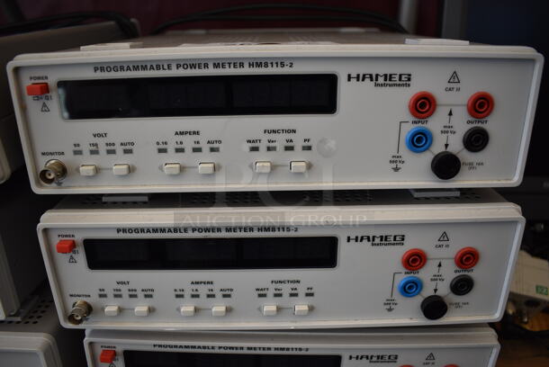 3 Hameg Instruments HM8115-2 Programmable Power Meters. 11x15x3.5. 3 Times Your Bid! - Image 2 of 6