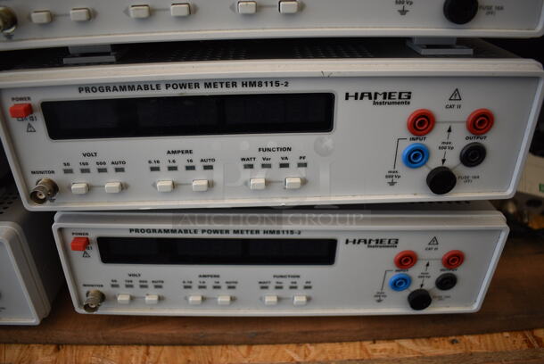 3 Hameg Instruments HM8115-2 Programmable Power Meters. 11x15x3.5. 3 Times Your Bid! - Image 3 of 6