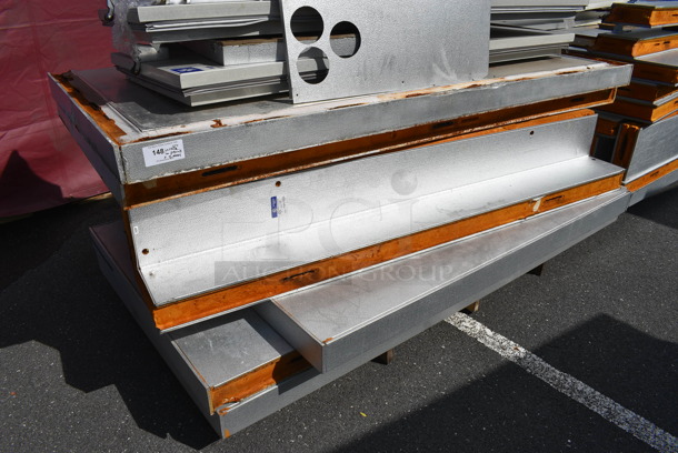 ALL ONE MONEY! Lot of Various Walk In Box Panels; Two Kolpak 4x8 Doors, Six 4x8 Wall Panels, Three 2x8 Wall Panels, Two 1x8 Wall Panels, 8 1x1 Corner Panels, Four 4x8 Ceiling Panels and One 6x6 Ceiling Panel. - Image 7 of 10