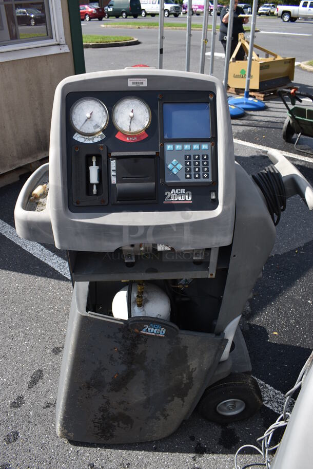 Robinair J-43600 ACR 2000 Floor Style Refrigerant Service Solution Recovery / Recycling / Recharging Unit on Casters. 33x18x51 - Image 5 of 8