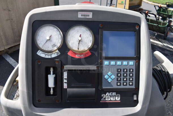 Robinair J-43600 ACR 2000 Floor Style Refrigerant Service Solution Recovery / Recycling / Recharging Unit on Casters. 33x18x51 - Image 6 of 8