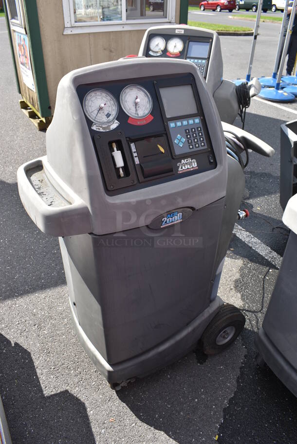 Robinair J-43600 ACR 2000 Floor Style Refrigerant Service Solution Recovery / Recycling / Recharging Unit on Casters. 33x18x51 - Image 7 of 8