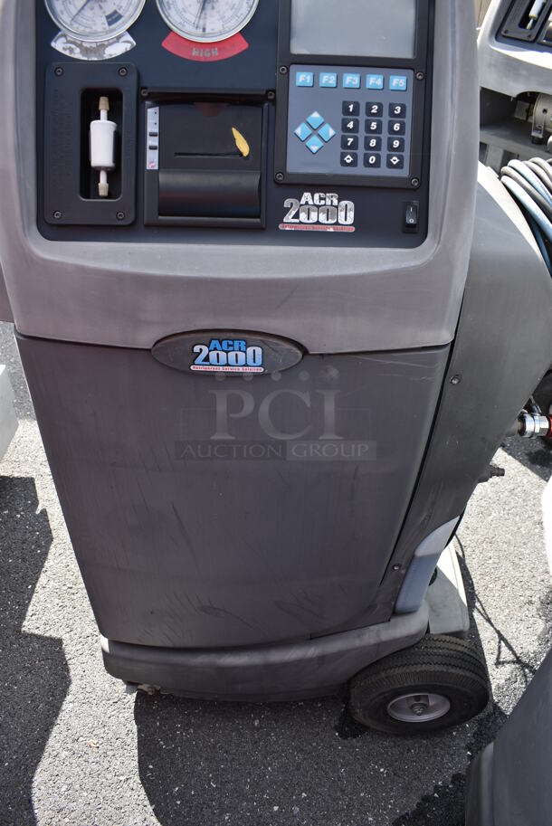Robinair J-43600 ACR 2000 Floor Style Refrigerant Service Solution Recovery / Recycling / Recharging Unit on Casters. 33x18x51 - Image 8 of 8