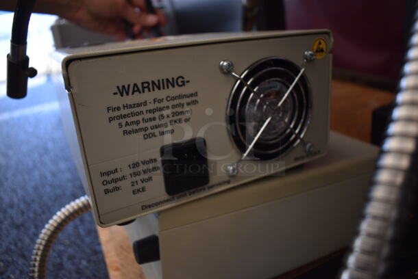 OC White Pro Zoom SZT 4.5 Prolite Microscope w/ 2 Micro Lite FL3000 Halogen Light Sources. 10x20x26, 7.5x10x4 - Image 8 of 12