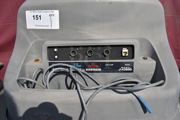 Robinair J-43600 ACR 2000 Floor Style Refrigerant Service Solution Recovery / Recycling / Recharging Unit on Casters. 33x18x51 - Image 2 of 8
