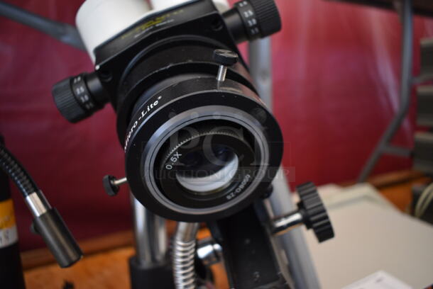 OC White Pro Zoom SZT 4.5 Prolite Microscope w/ 2 Micro Lite FL3000 Halogen Light Sources. 10x20x26, 7.5x10x4 - Image 10 of 12